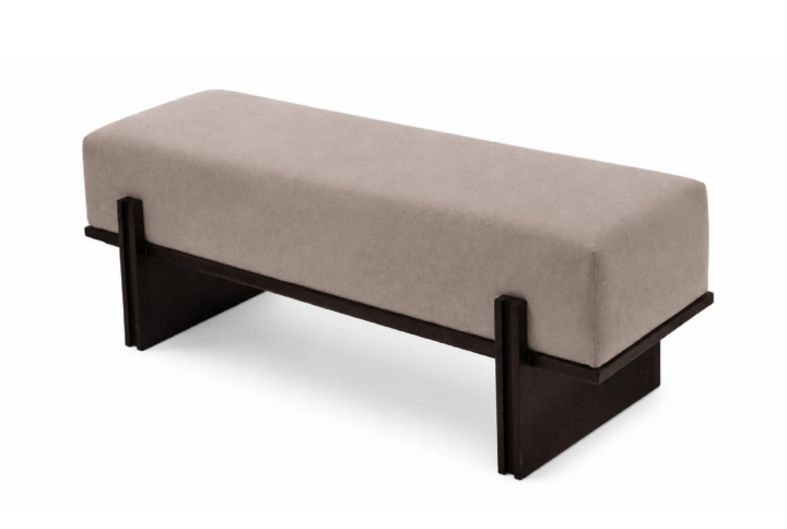 Upholstered block bench