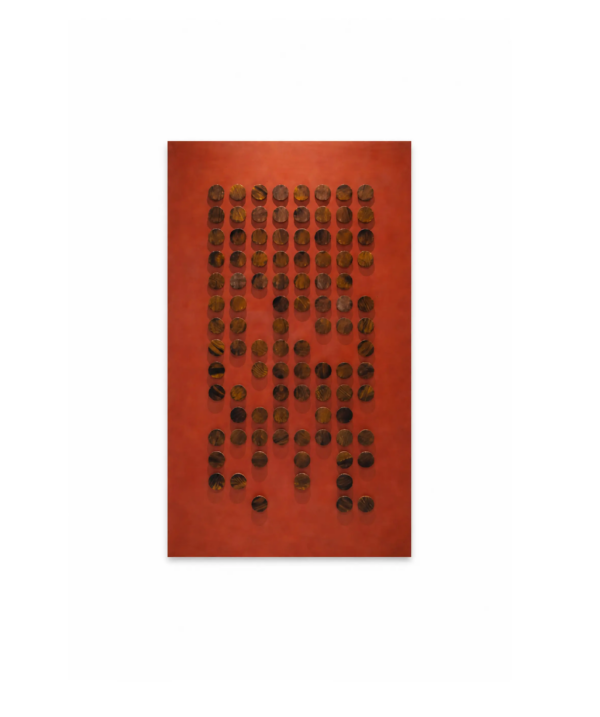 Polka dot textured Wall Art